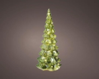 KARÁCSONYI LEDES FENYŐ ÜVEG GREEN 35CM ELEMES 489488