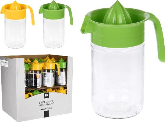 ÜVEG POHÁR CITROMFACSARÓVAL  660ML 906256