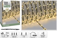 KARÁCSONYI ÉGÕSOR 1000 LED 014533 WARM WHITE GREEN WIRE