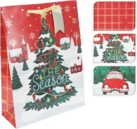 KARÁCSONYI DÍSZTASAK 30X40CM MIX 510781