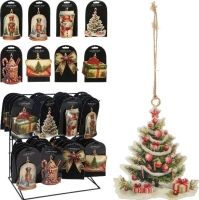 KARÁCSONYI FÉM FIGURA AKASZTÓS 10CM MIX 543543