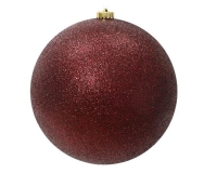 KARÁCSONYI GÖMB (1DB) 20CM MÛA.OXBLOOD 023991