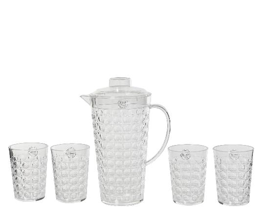 MÛANYAG KANCSÓ 4 POHÁRRAL 830986