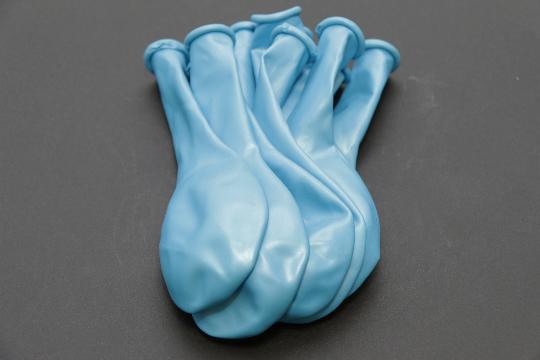 LÉGGÖMB 90MM METAL (10DB) LIGHT BLUE 35 VILÁGOSKÉK