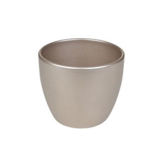 KERÁMIA KASPÓ 17CM 909/17 PEZSGŐ/METÁL-468