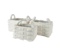 KOSÁR MÛSZŐRME TÉGLALAP 25X35CM OFF-WHITE 538333 II.
