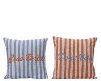 PÁRNA 43X43CM CSÍKOS MIX 874534