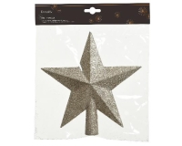 KARÁCSONYI CSUCSDISZ CSILLAG 19CM PEARL 029547