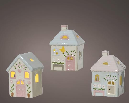 KERÁMIA LEDES HÁZIKÓ 10CM 874071